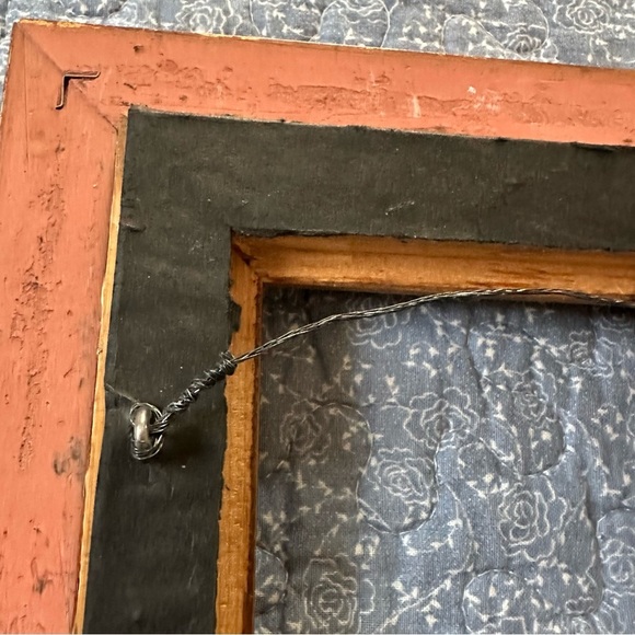 Vintage Photo Frame Elegant Gold & Brown Ornate Linen Border 3” x 4.5” Opening - Picture 8 of 16